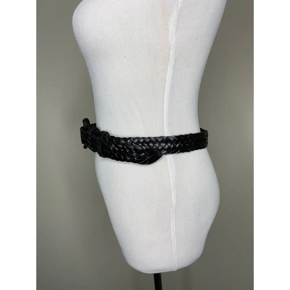 Vintage black braided